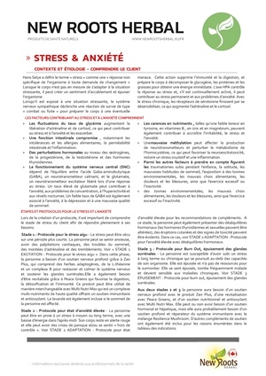 Stress & Anxieté - Guide