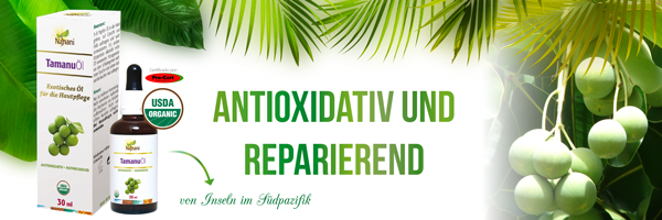 Tamanu-Öl zur Linderung von Hautproblemen
