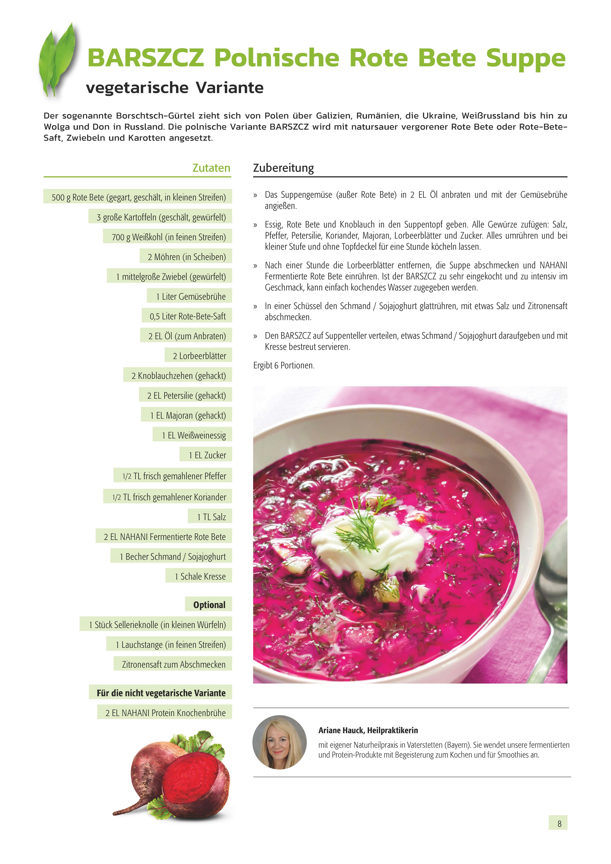 Rezept: Polnische Rote Bete Suppe