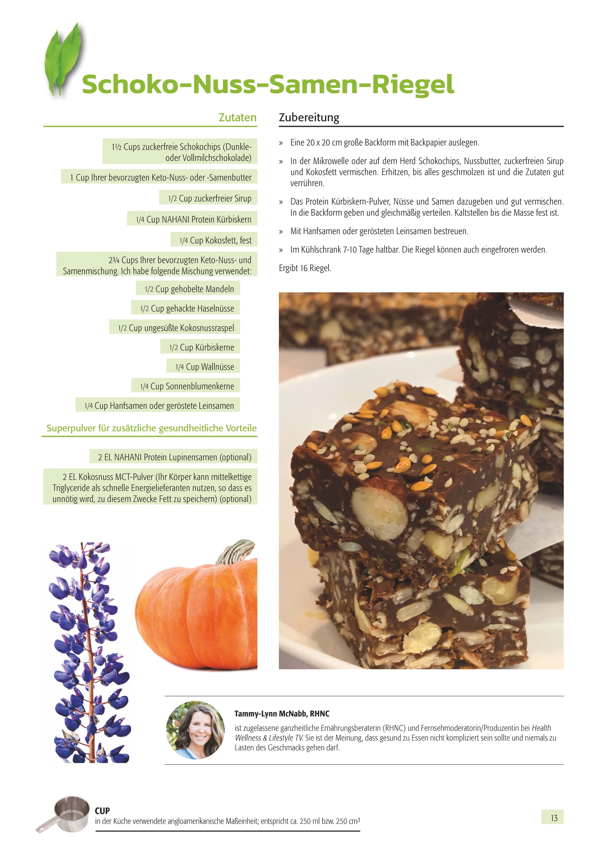Rezept: Schoki-Nuss-Samen-Riegel