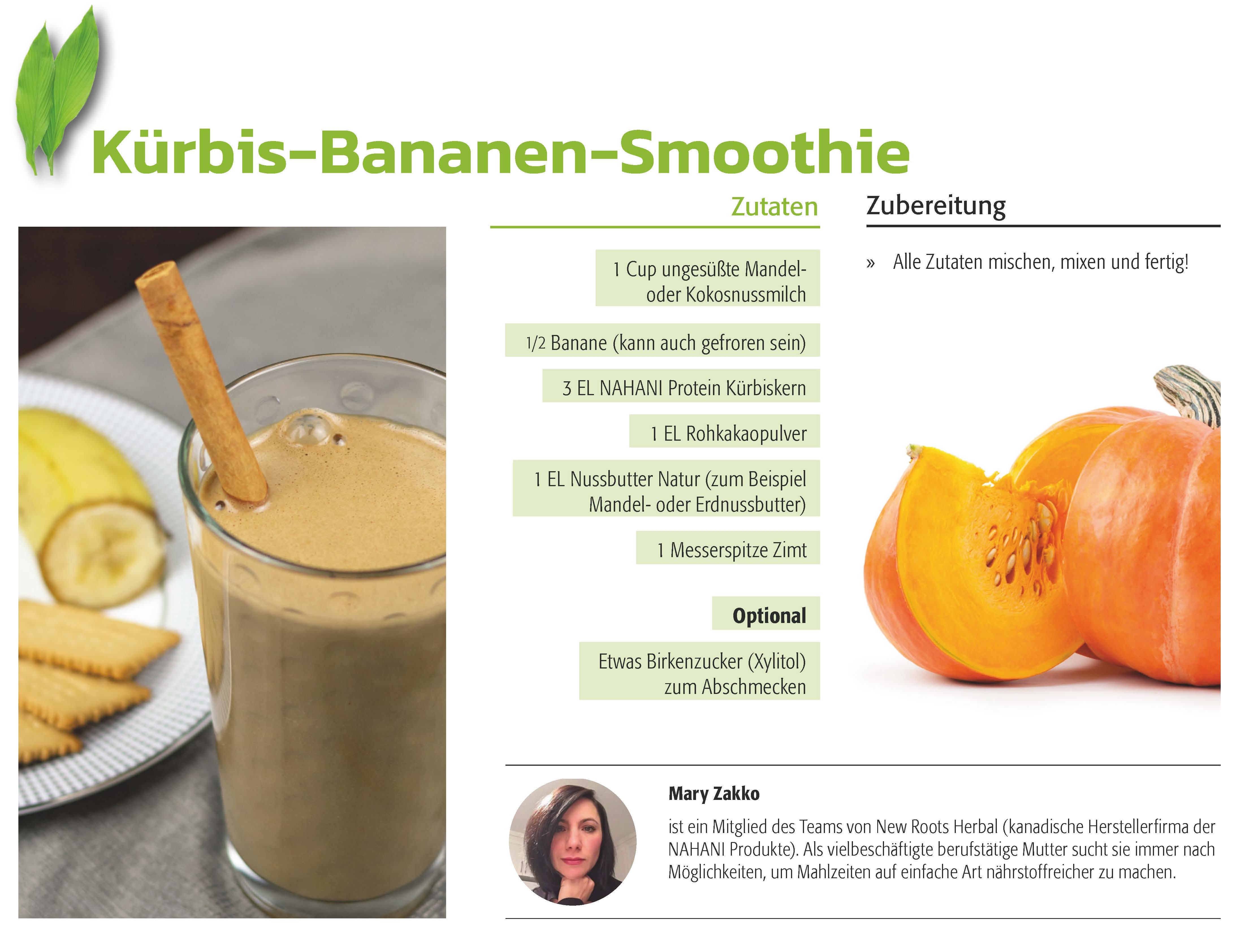 Rezept: Kürbis-Bananen-Smoothie